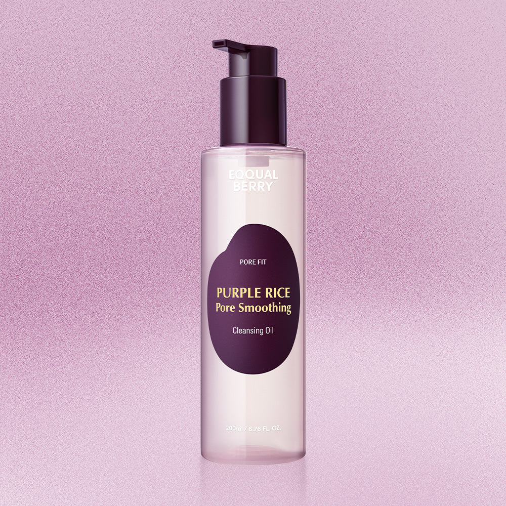 Eqqual Berry | Purple Rice Pack Cleanser & Cleansing Oil | Skincare Duo